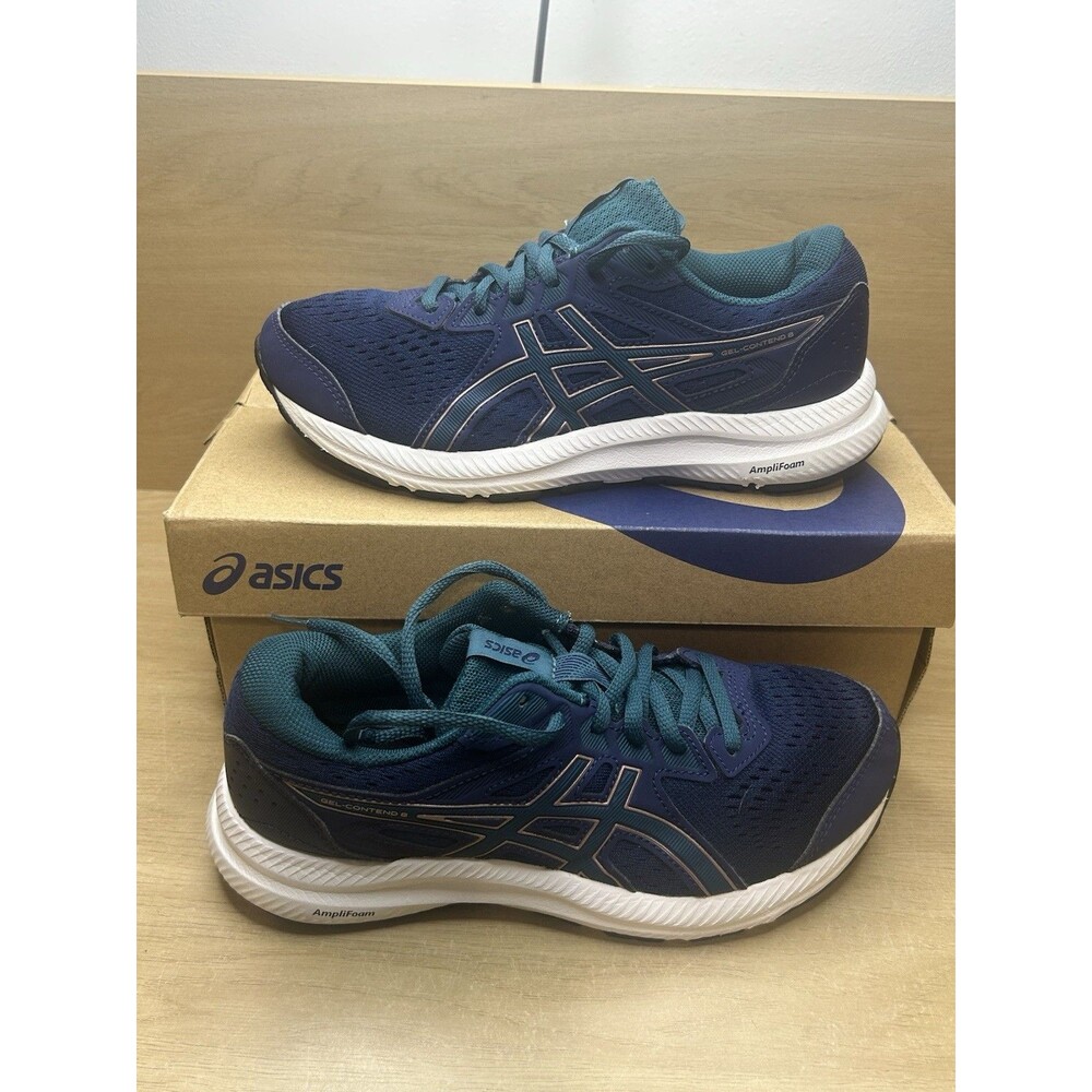 ASICS Women’s Gel-Contend 8 Blue Expanse Rich Teal Size 6 W/Box